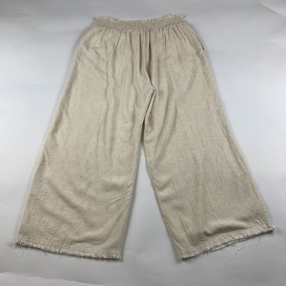 Solai Oatmeal Luca Lined Linen Pants XL - Picture 6 of 7